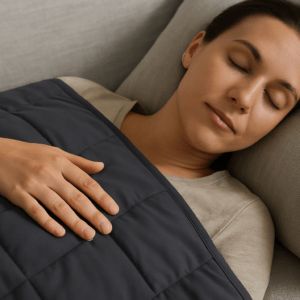 איך שמיכה כבדה מפחיתה חרדה?