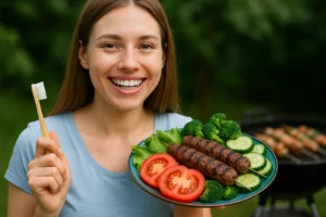 איך לשמור על השיניים גם כשנהנים ממנגל
